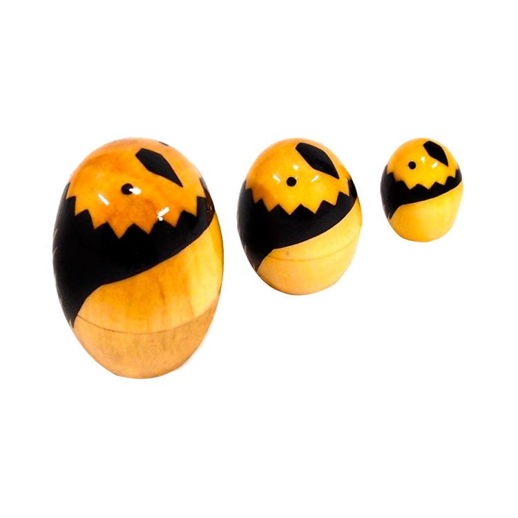 マトリョーシカ アニマル 9cm 3個組 インコ セット パラキート 鳥