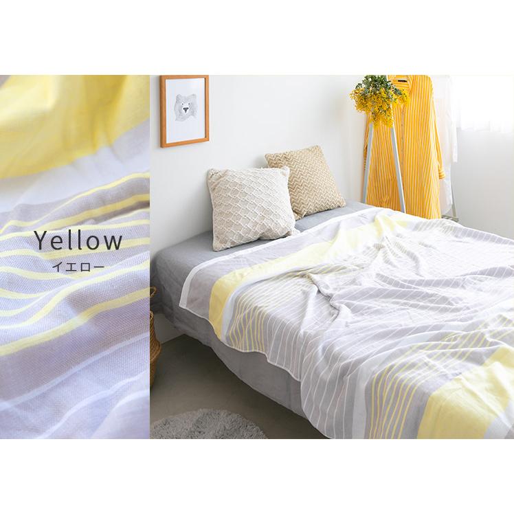 今治タオル（imabari towel） ガーゼ＆パイルケット ボーダー柄