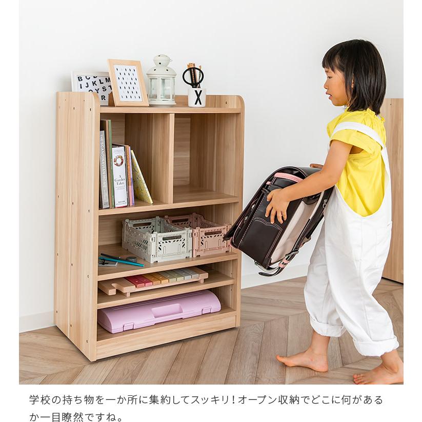 ランドセルラック ミニ 収納 キャスター付き フック付き 子供部屋