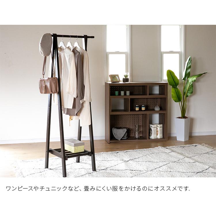 ハンガーラック 幅60cm おしゃれ 折りたたみ式 木製 ハンガー 棚付き 天然木 玄関 コンパクト収納 衣類 収納 洋服掛け コートハンガー 北欧 かわいい Ld 001 照明 家具 雑貨の快適ホームズ 通販 Yahoo ショッピング