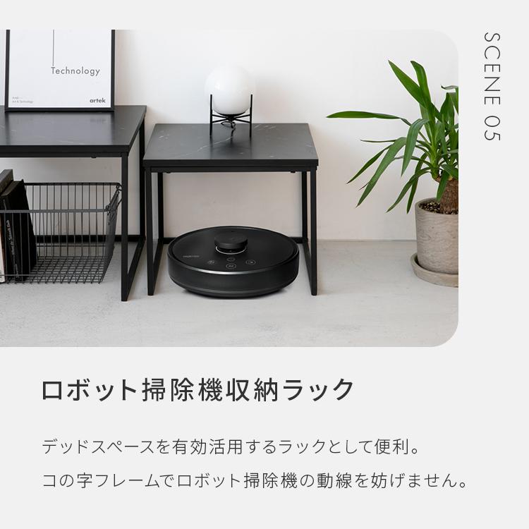 サイドテーブル シンプル コンパクト 大理石調 直径 50cm ブラック サイドテーブル シンプル コンパクト 大理石調 直径 50cm ブラック