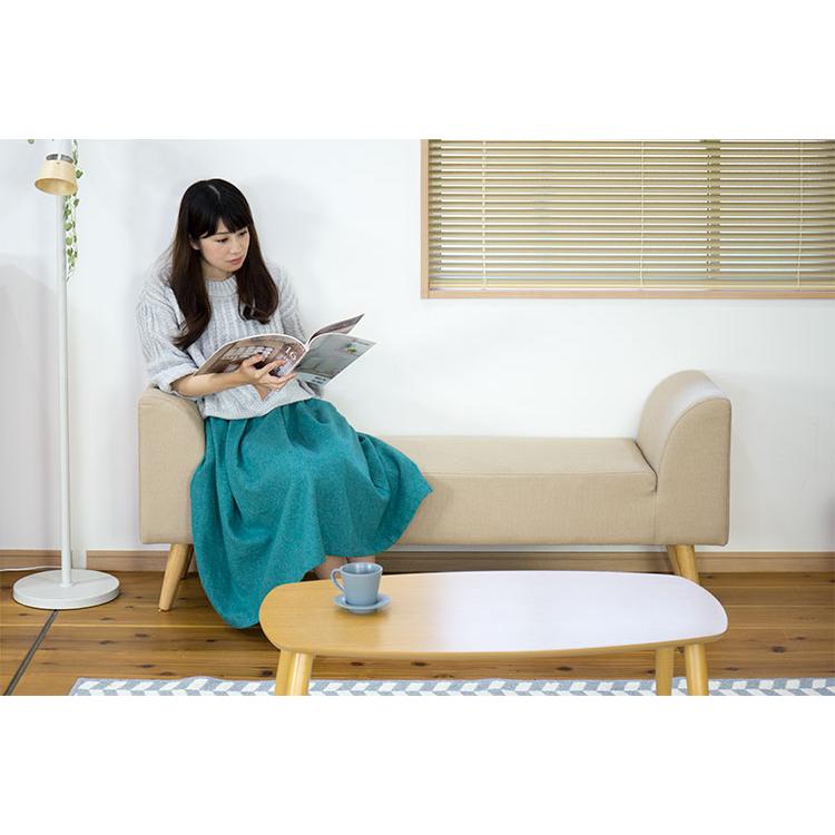 ソファ 背もたれなし FBソファ ベンチ ダイニング 兼用 高さ 40cm