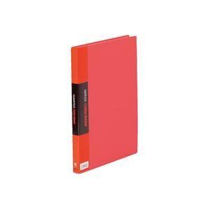 業務用100セット キングジム クリアファイル ポケットファイル タテ型 固定式 キングジム タテ型 クリアファイル ポケットファイル Ds レッド 赤 新品 40ポケット 132cw すがや商店 純正超高品質