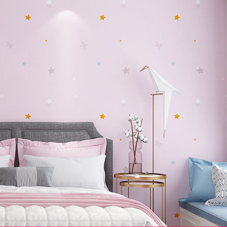 壁紙シール 北欧 可愛い 張り替え おしゃれ 星柄 生のり付き はがせる 子供部屋 ナチュラル のり付き クロス モダン Bs 05 Ldz 1101 Wp 快適ホーム 通販 Yahoo ショッピング