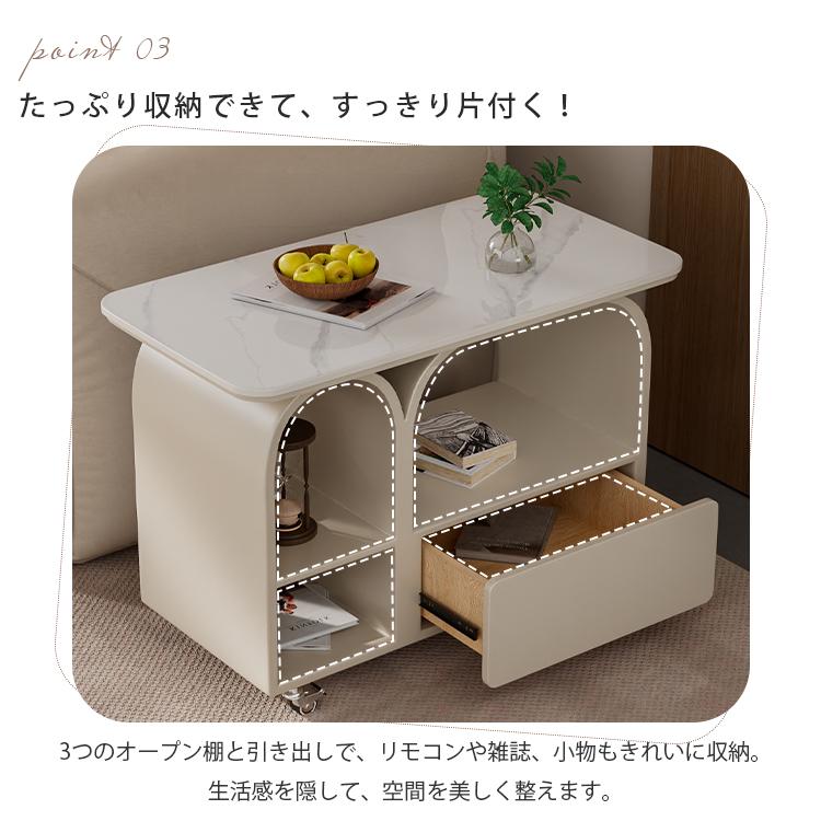 センターテーブル セラミック天板 幅70/80cm 高さ53cm 7色展開 木目調