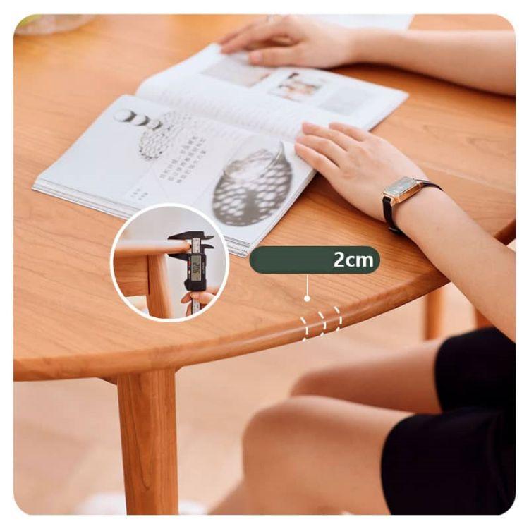 直径70 90 100 120cm」ダイニングテーブル 円形 チェリー材 無垢材