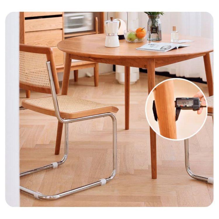 直径70 90 100 120cm」ダイニングテーブル 円形 チェリー材 無垢材