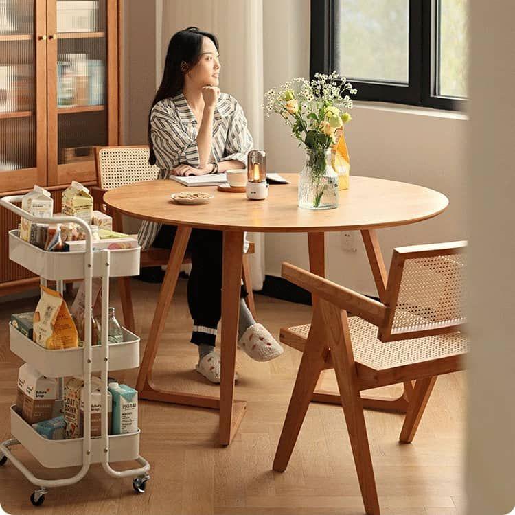 幅80 100cm」ダイニングテーブル チェリー材 無垢材 ウッド 食卓 食卓