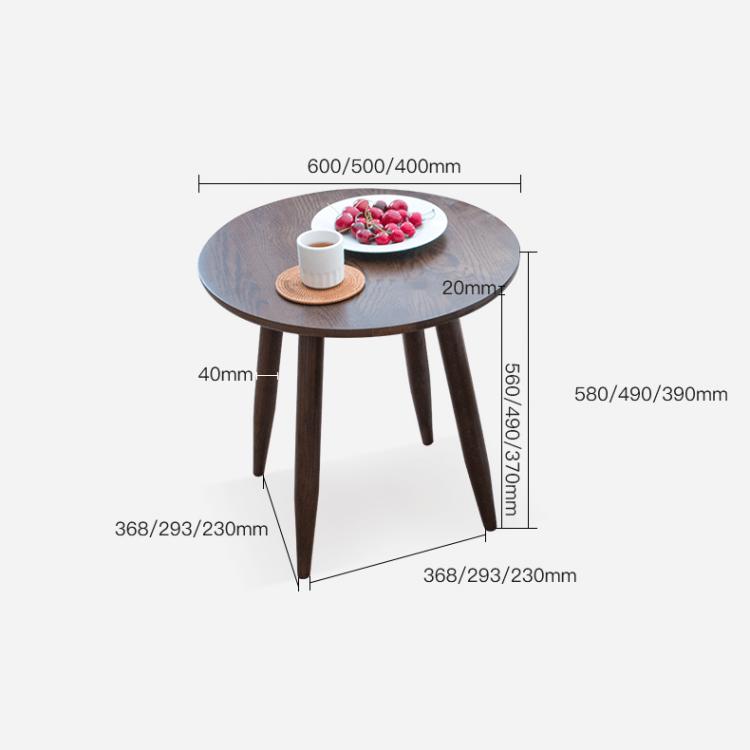 サイドテーブル 丸型 直径40/50/60cm シンプル 円形 組立簡単 テーブル
