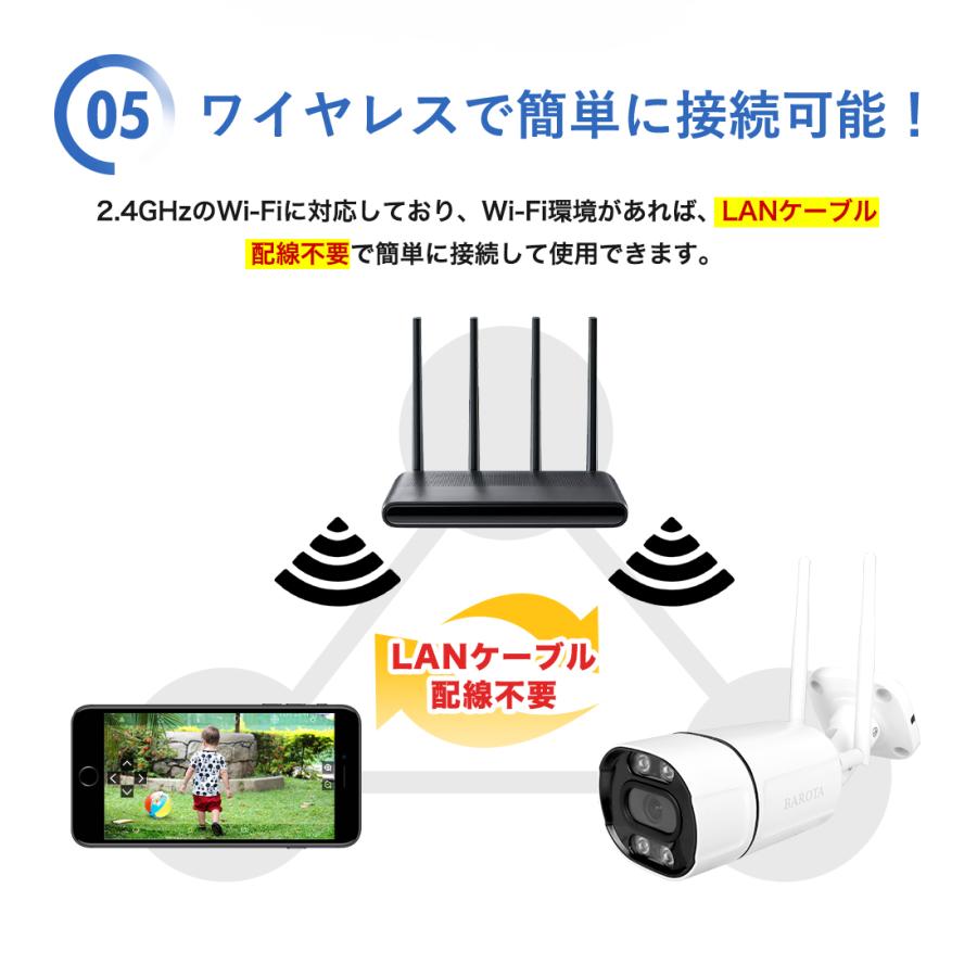 防犯カメラ 防犯灯 屋外 ネット不要 最大500万画素 夜間カラー 監視