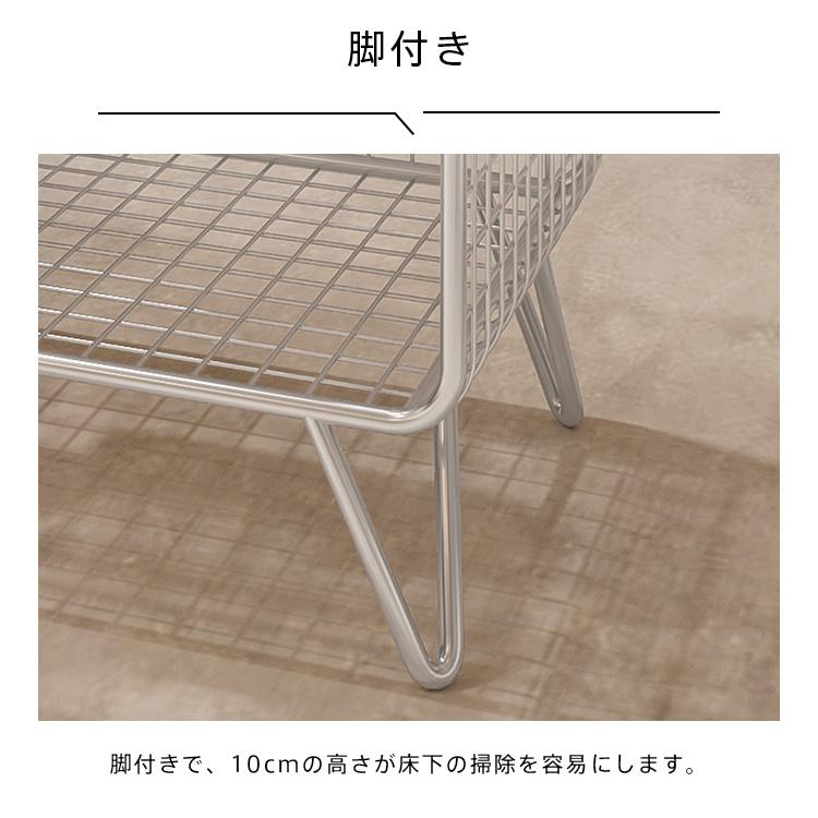 スチールラック ラック 収納ラック オープンラック 収納棚 シルバー