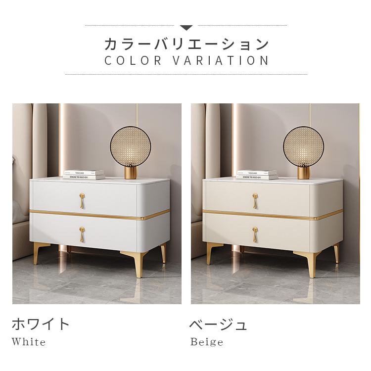 サイドテーブル 幅50cm セラミック天板 大理石調 ナイトテーブル