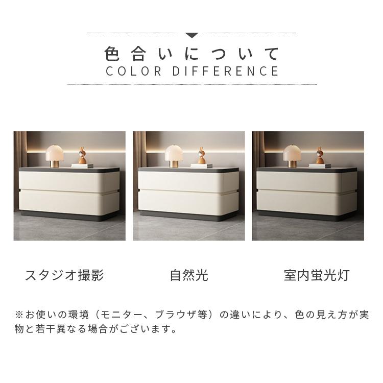 サイドテーブル ナイトテーブル 収納 50×40×48cm セラミック天板