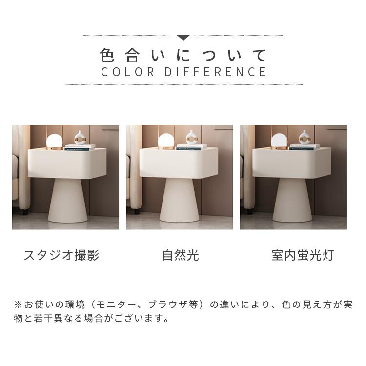 ナイトテーブル 大理石柄 完成品 セラミック天板 50×40×48cm サイドテーブル おしゃれ 収納 引き出し ソファ ベッドテーブル 送料無料 北欧 合成皮革 スリム_16