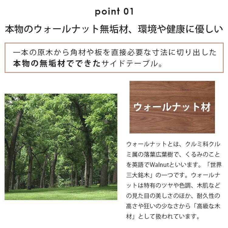ナイトテーブル おしゃれ 北欧 木製 引き出し2杯 組立簡単 家具 収納
