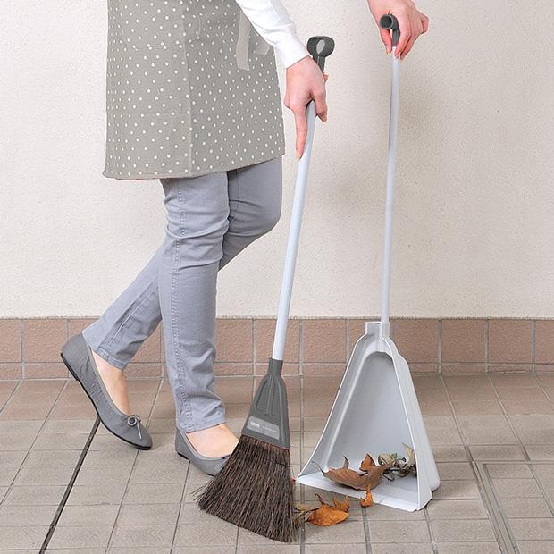 アズマ ほうきちりとりセットスペア チリトーレホーキレッド 穂幅26cm 全長81cm チリトーレにピッタリフィット g6bh9ry アズマ工業 アズマ公式 チリトーレグレー ほうき ちりとり セット 自立