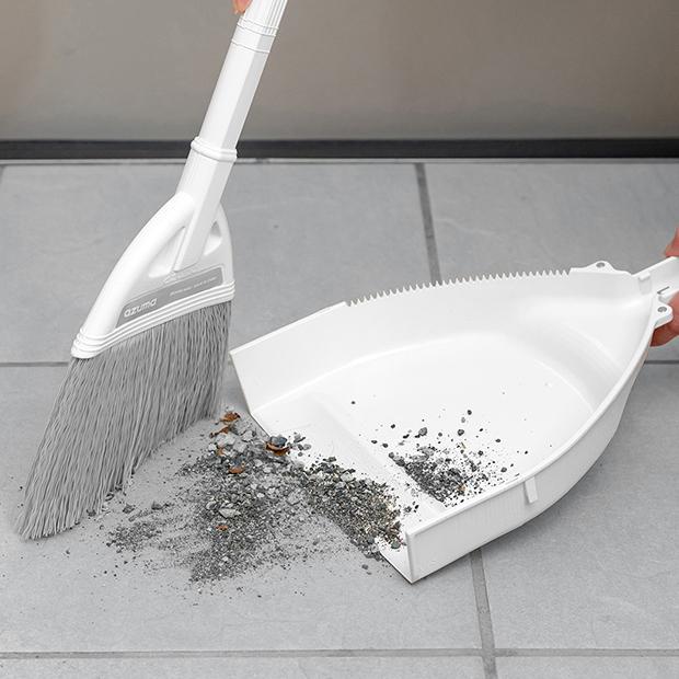 アズマ工業 アズマ公式 sm@rt 玄関ほうき＆ちりとり 自立式