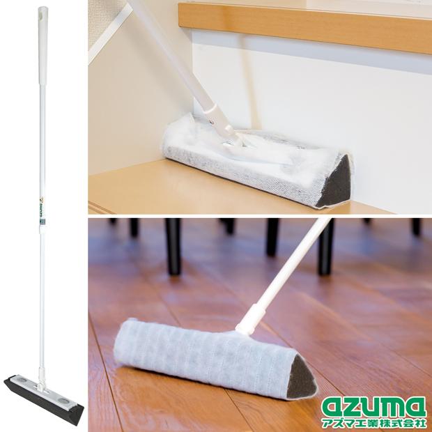 フローリングワイパー 階段にも便利なスポンジワイパーf 拭き幅27cm 柄の長さ69 108cm 各社共通シートが使える Fl374 アズマ工業 お掃除のアズマ工業 直営ショップ 通販 Yahoo ショッピング