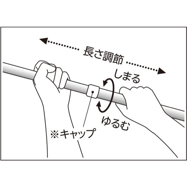 ミニフローリングワイパーF 伸縮柄 全長43〜66cm 拭き幅18cm NUS381