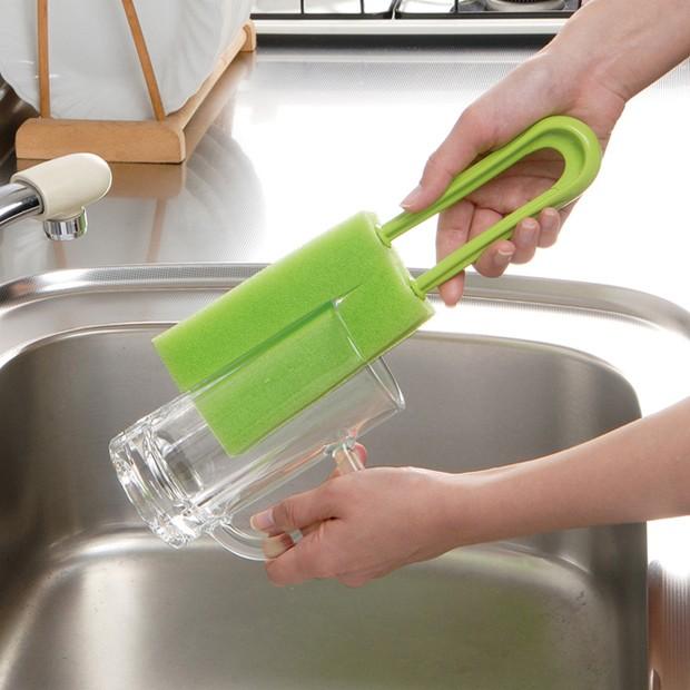 アズマ公式 カップクリーンスポンジ大 全長26cm コップ ジョッキ 洗い