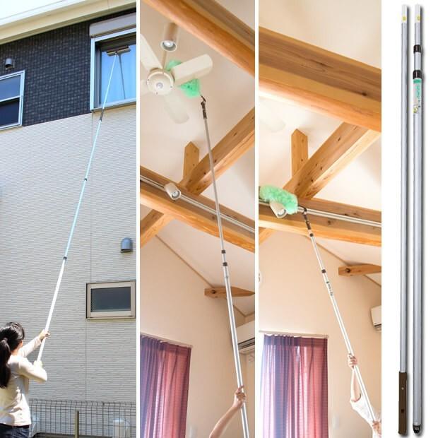送料無料 高い所のお掃除6点セット 柄 長さ1 4 4 5m 2階の窓 吹き抜け 軒下などの高所清掃に 安心連結対応 アズマ工業 Ll Set 2 お掃除のアズマ工業 直営ショップ 通販 Yahoo ショッピング