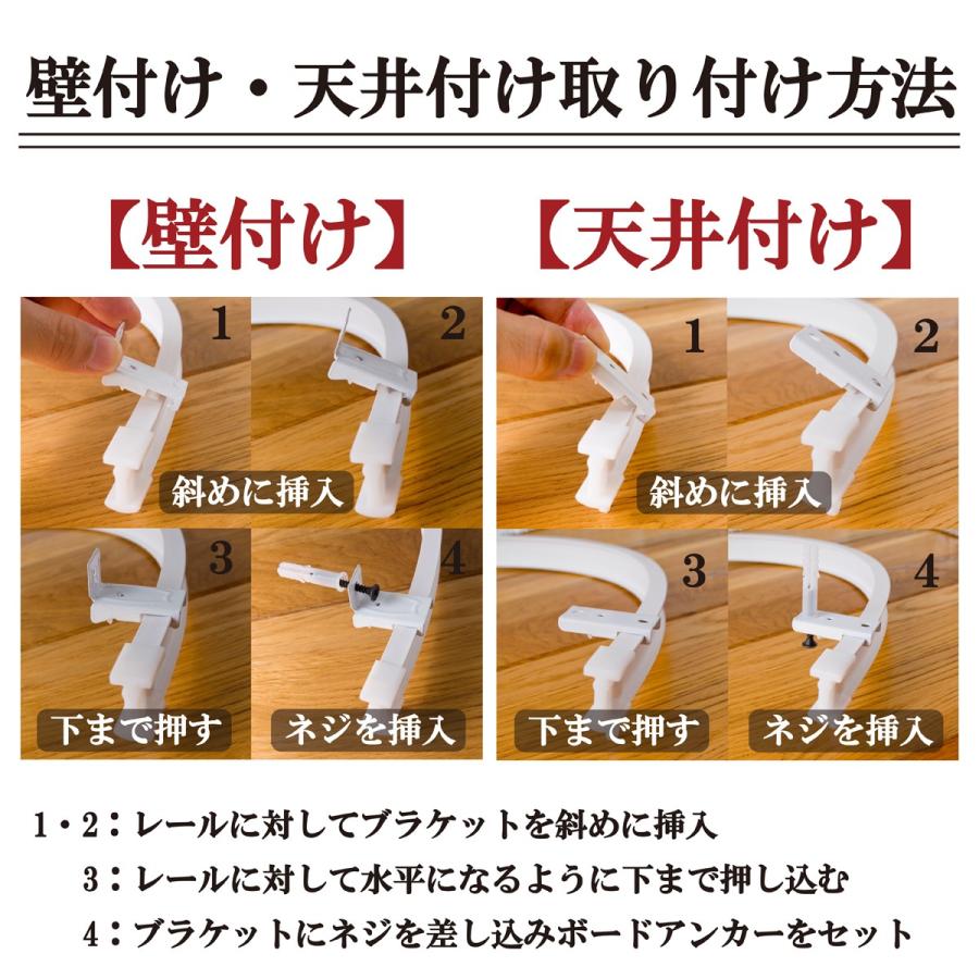 自由に曲がるカーテンレール(3.0mタイプ)出窓や天井、トラックにも取付可能 カーブレール まがる 長さは4種類(2m 3m 4m 5m) | ブランド登録なし | 06