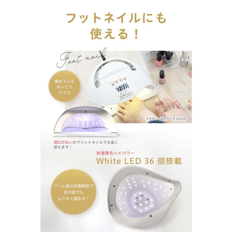 ジェルネイル UVライト LED ネイルライト ジェル ライト セルフネイル