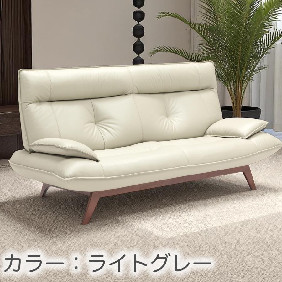 3P ソファー 3人掛け185cm幅 本革 ふかふか ふわふわ ボリューム