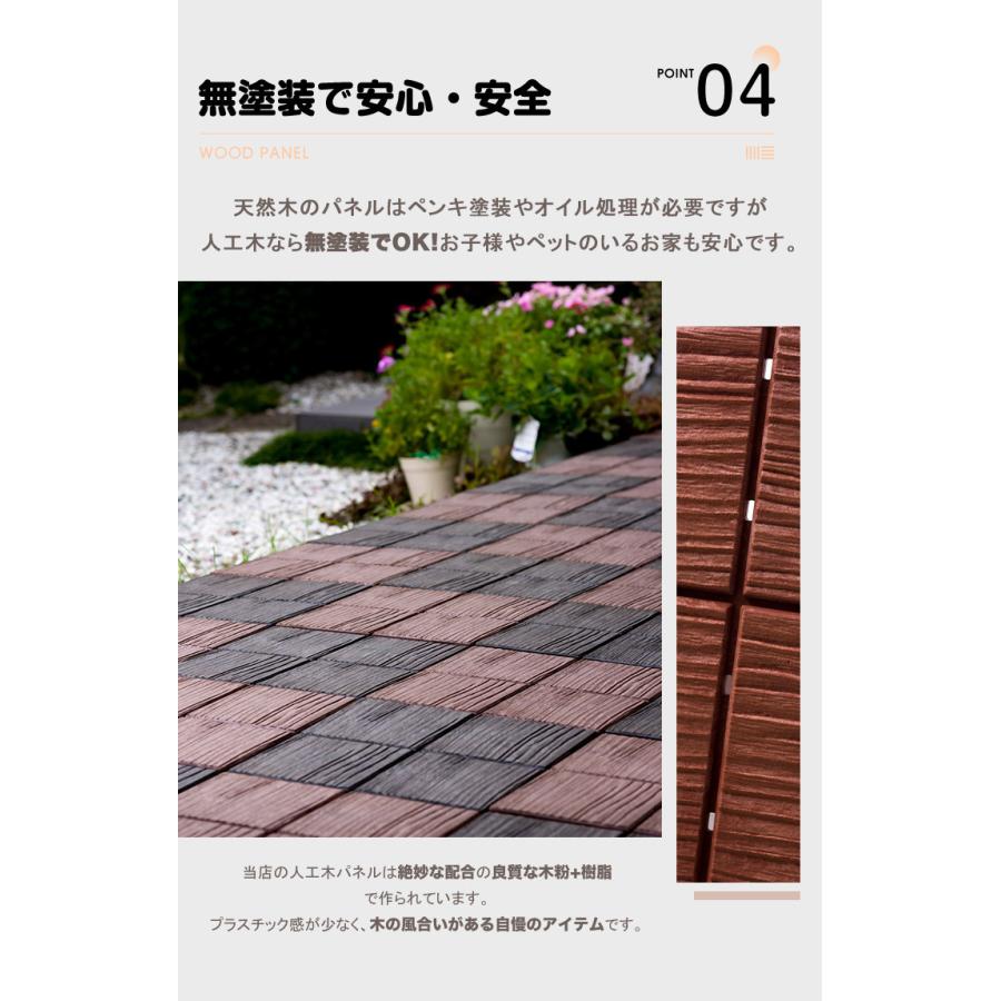 Good Life Wood（グッドライフウッド） 人工木 ウッドパネル 30枚