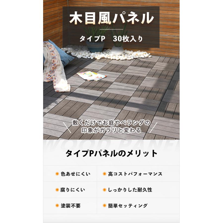 Good Life Wood（グッドライフウッド） デッキパネル 木目風パネル diy 
