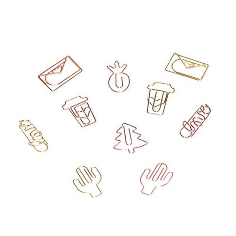 贈答品 ゼムクリップ ブックマーク ペーパークリップ かわいいクリップ 可愛い オフィス学校用 文房具 装飾 10p Materialworldblog Com