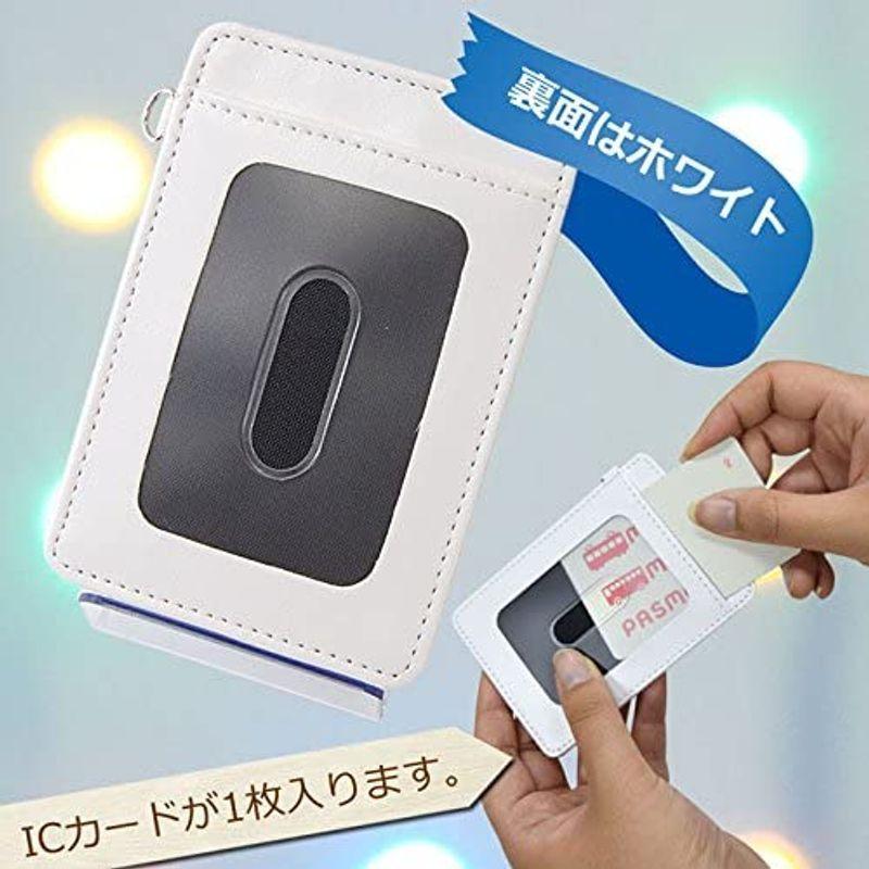 光るパスケースled10灯 ハリネズミとリンゴ Meiwa 一部予約販売