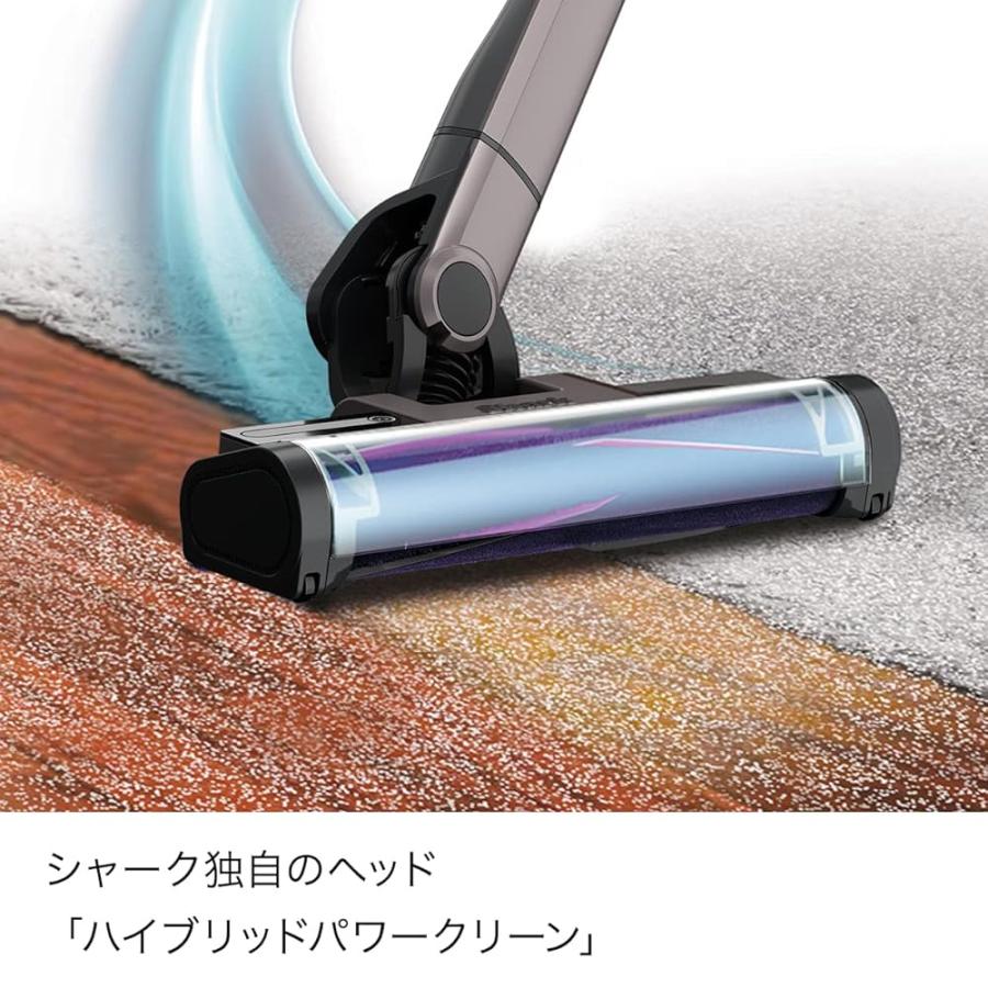 Shark シャーク 掃除機 スティック コードレス EVOPOWER SYSTEM iQ＋ CS851JMVAE モーヴグレイ : 快適 ...