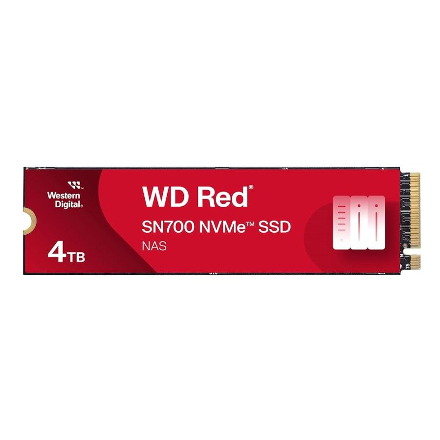 WDS400T1R0C [WD Red SN700 NVMe SSD（4TB M.2(2280) PCIe Gen3 x4 