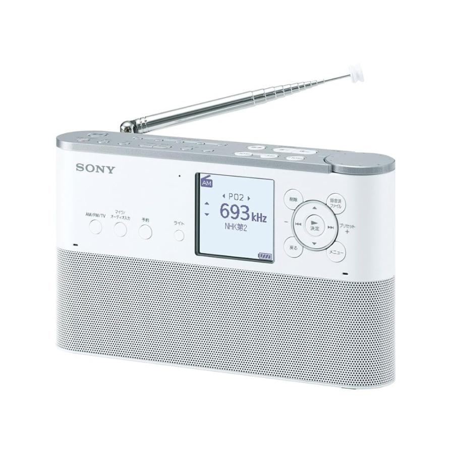 SONY FM/AMラジオ 本体 ソニー ポータブルラジオレコーダー 8GB FM/AM/ワイドFM対応 予約録音