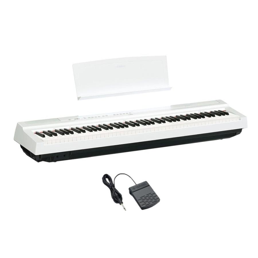 【美品】YAMAHA P-125H ホワイト 88鍵 電子ピアノ ヤマハ YAMAHA 電子ピアノ Pシリーズ 88鍵盤 ホワイト P-125aWH : 快適