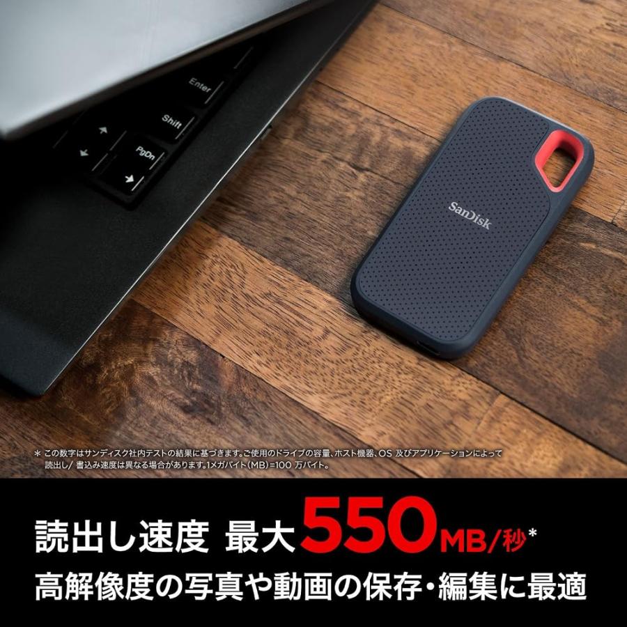 SanDisk - 新品未開封！SanDisk ポータブルSSD 2TB PS4メーカー動作確認済 SanDisk ポータブルSSD 2TB 【PS4 メーカー動作確認済】 USB3.1 Gen2