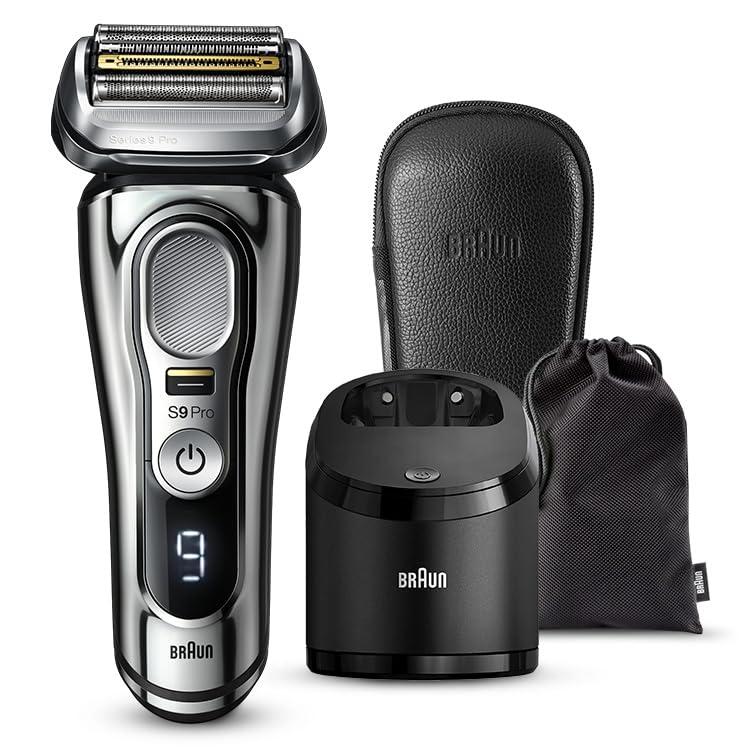 BRAUN Series9 Pro 9466cc 洗浄機・ケース付 動作良好 ブラウン｜BRAUN 電気シェーバー シリーズ9Pro 9466cc-V アルコール