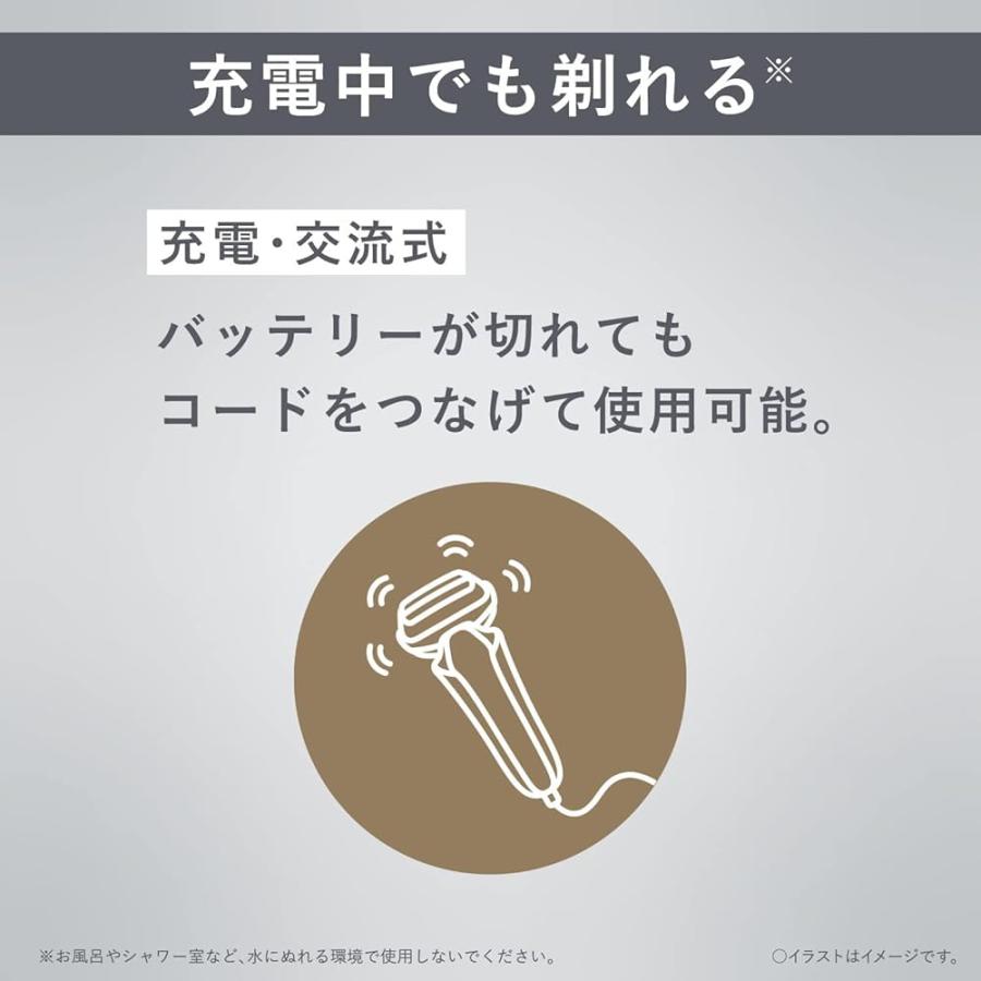 展示品 パナソニック メンズシェーバー ラムダッシュ 3枚刃 シルバー
