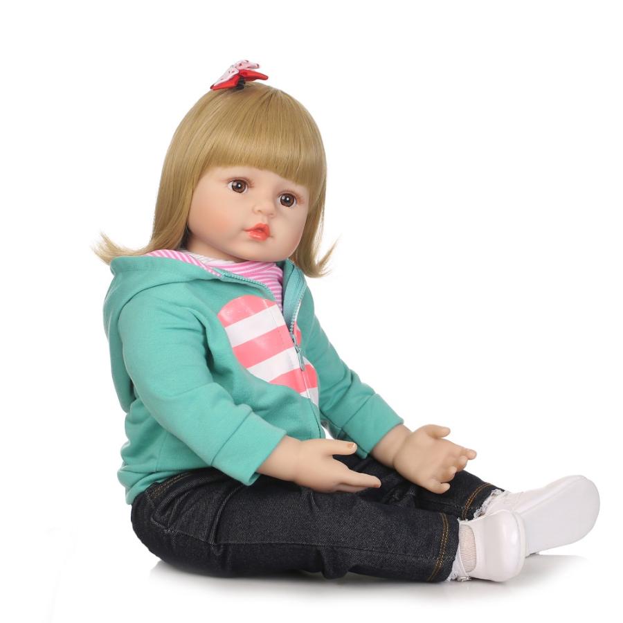 輸入品日本向け リボーンドール 人形 赤ちゃん シリコーン 女の子