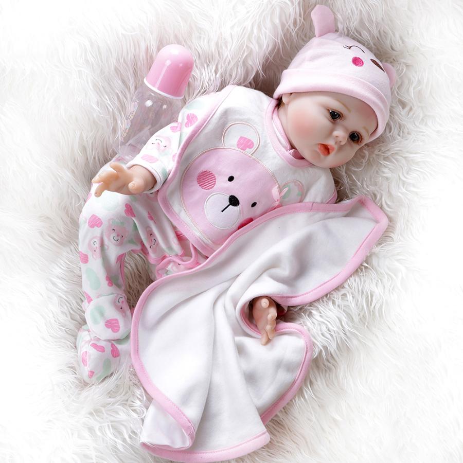 リボーンドール 人形 赤ちゃん 女の子 ベビー人形 ロングヘア かわいい