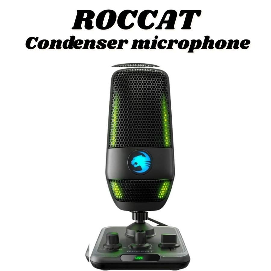 ROCCAT コンデンサーマイク Torch USB ゲーミングマイク PC ゲーム配信