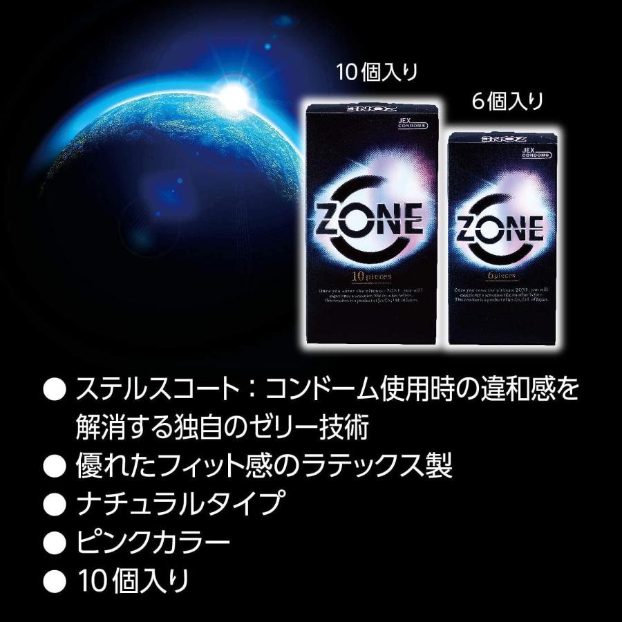 コンドーム 避妊具 避妊 ゾーン  1箱10個入 ZONE   避妊 薄い ゴム｜kaitekiouen-online｜07