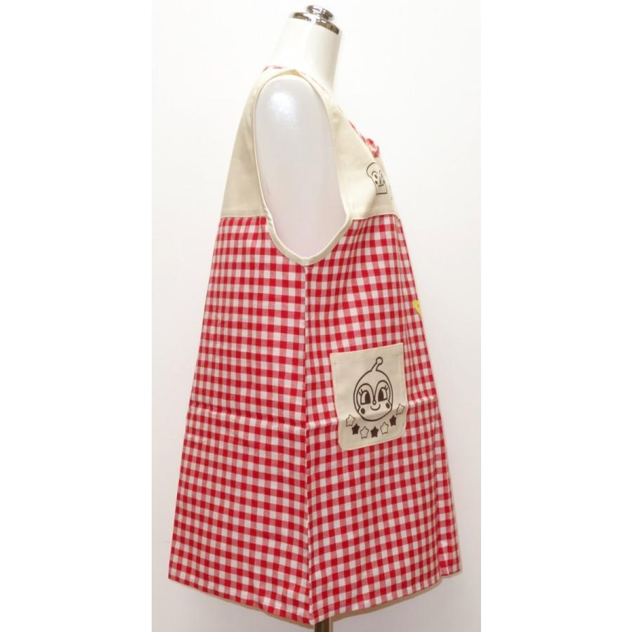 アンパンマン キャラクターエプロン 保育士エプロン 左サイド