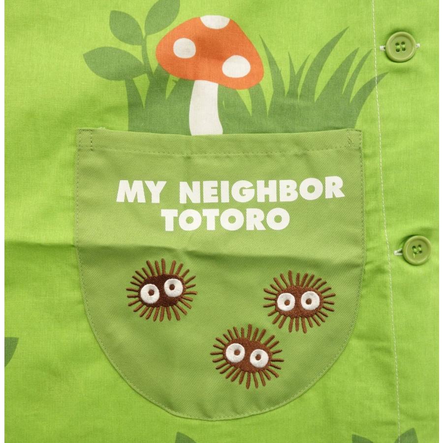となりのトトロ (野原のトトロ) アップリケ エプロン 保育士