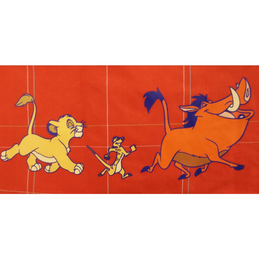 ライオンキング サイドボタン アップリケ エプロン 保育士