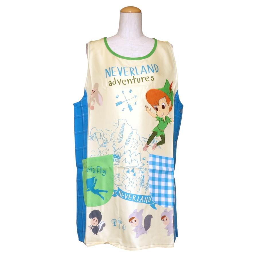 ピーターパン エプロン サイドボタン 保育士 キャラクター 22207025