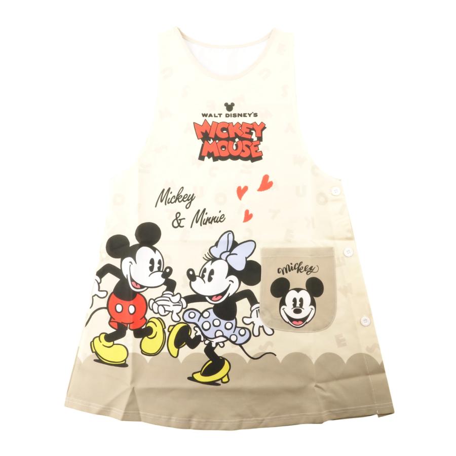♥️ミッキー＆ミニー エプロン ミッキー＆ミニー エプロン サイドボタン 保育士 キャラクター