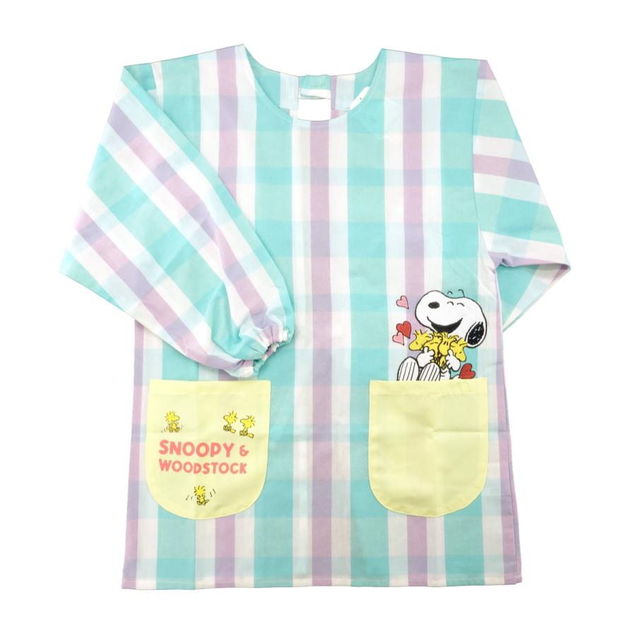 スヌーピー 割烹着 M-Lサイズ 保育士 キャラクター エプロン スモック