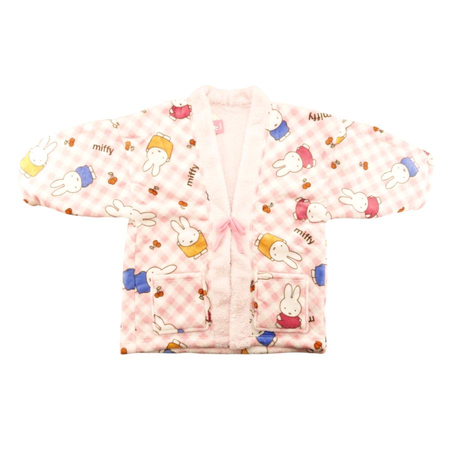 ミッフィー 裏ボアふわもこフランネルはんてん ルームウェア 防寒